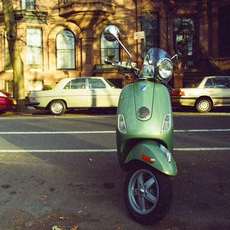 Scooter in Brooklyn (Pentax K1000)